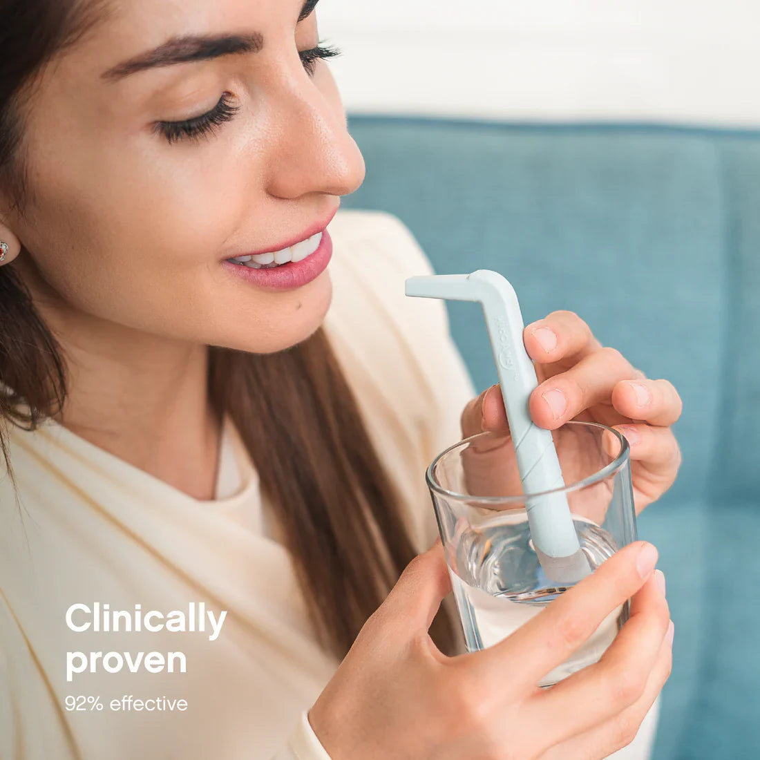 Reusable Anti Hiccup Artifact L Shaped Straws