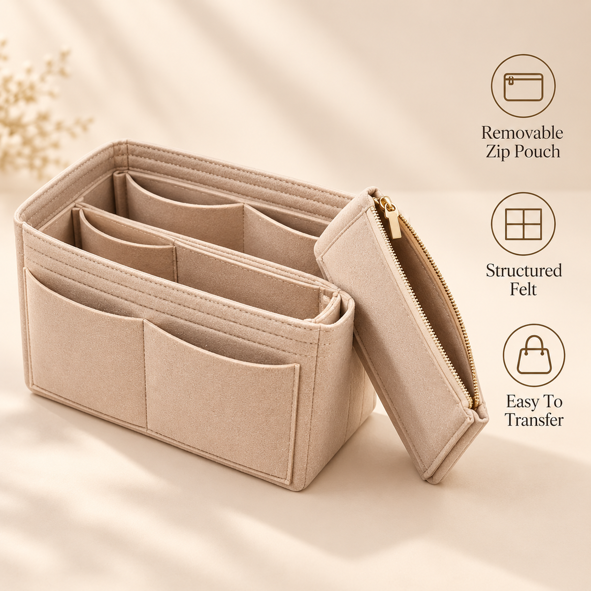 Tote Bag storage Organizer