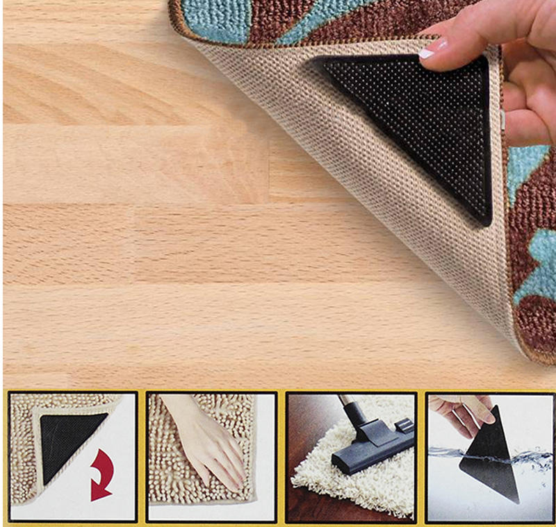 🧡 Non-Slip Corner Area Rug 🧡