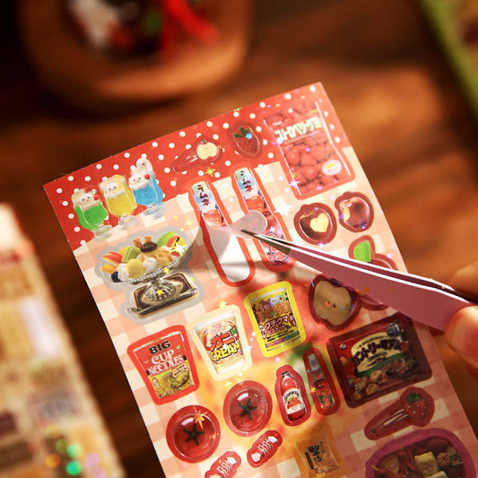 🌸 Cute Japanese Pinterest Style Stickers Book ✨